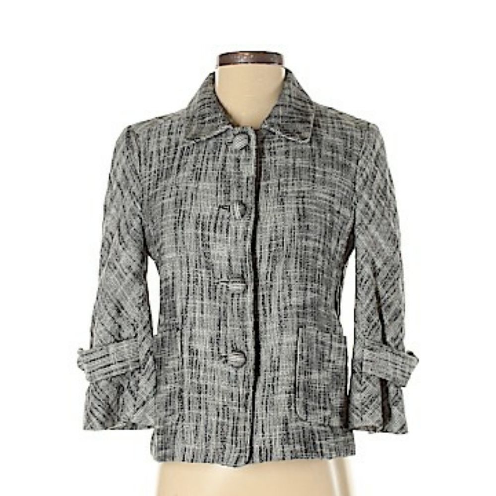 J.Crew Grey/Black Blazer 